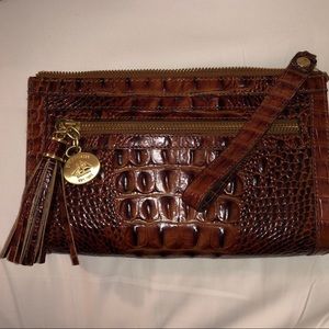 Brahmin Anna Pecan Melbourne Wristlet Clutch